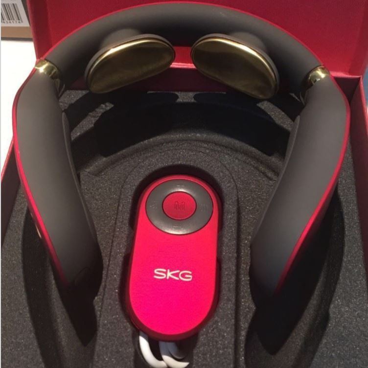 Red Premium Neck Massager with Remote