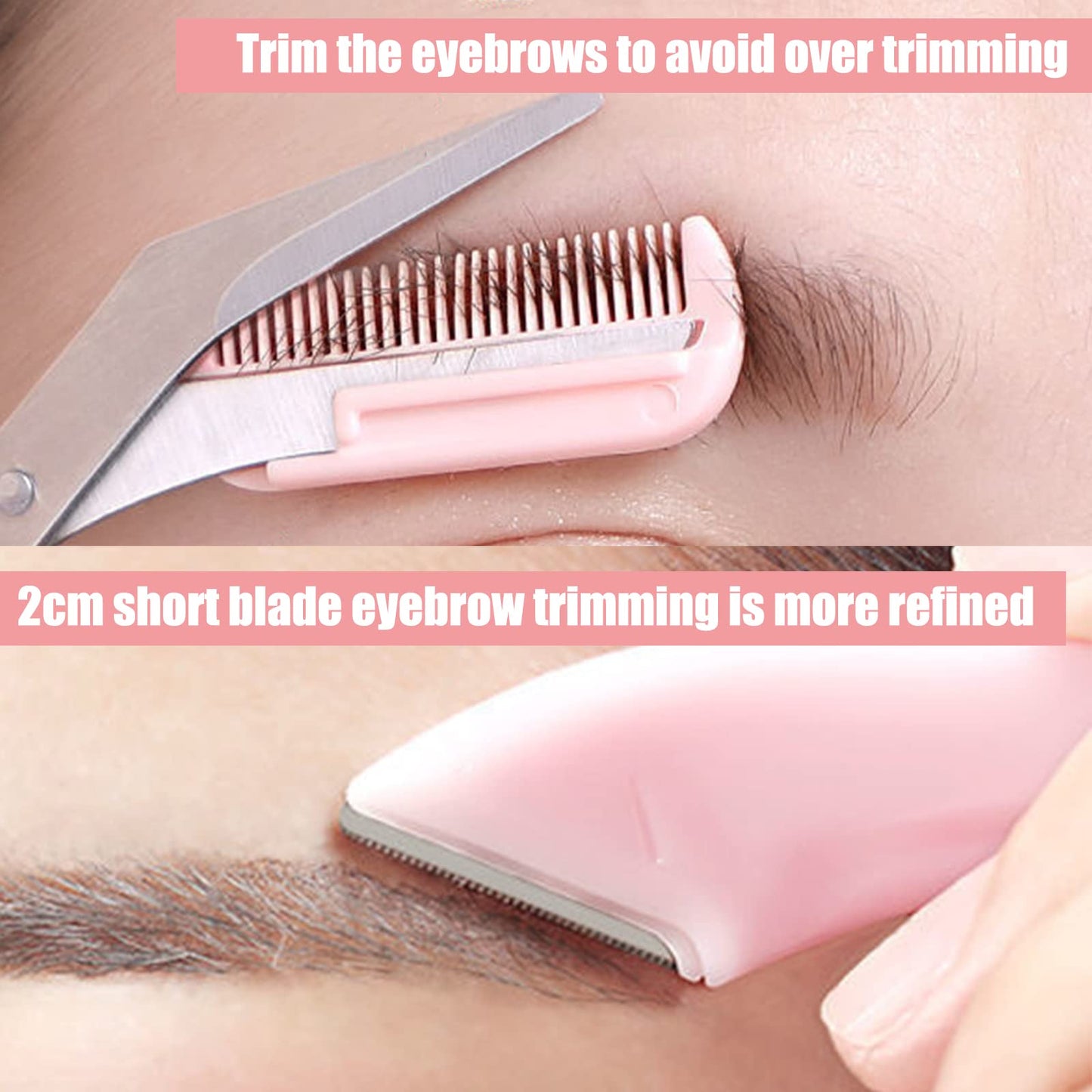 Eyebrow Scissors with Comb for Beginners and Makeup